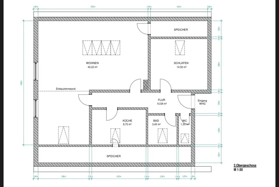 3 Zimmer Wohnung mit 82 m² in Rosenheim – Bild 9