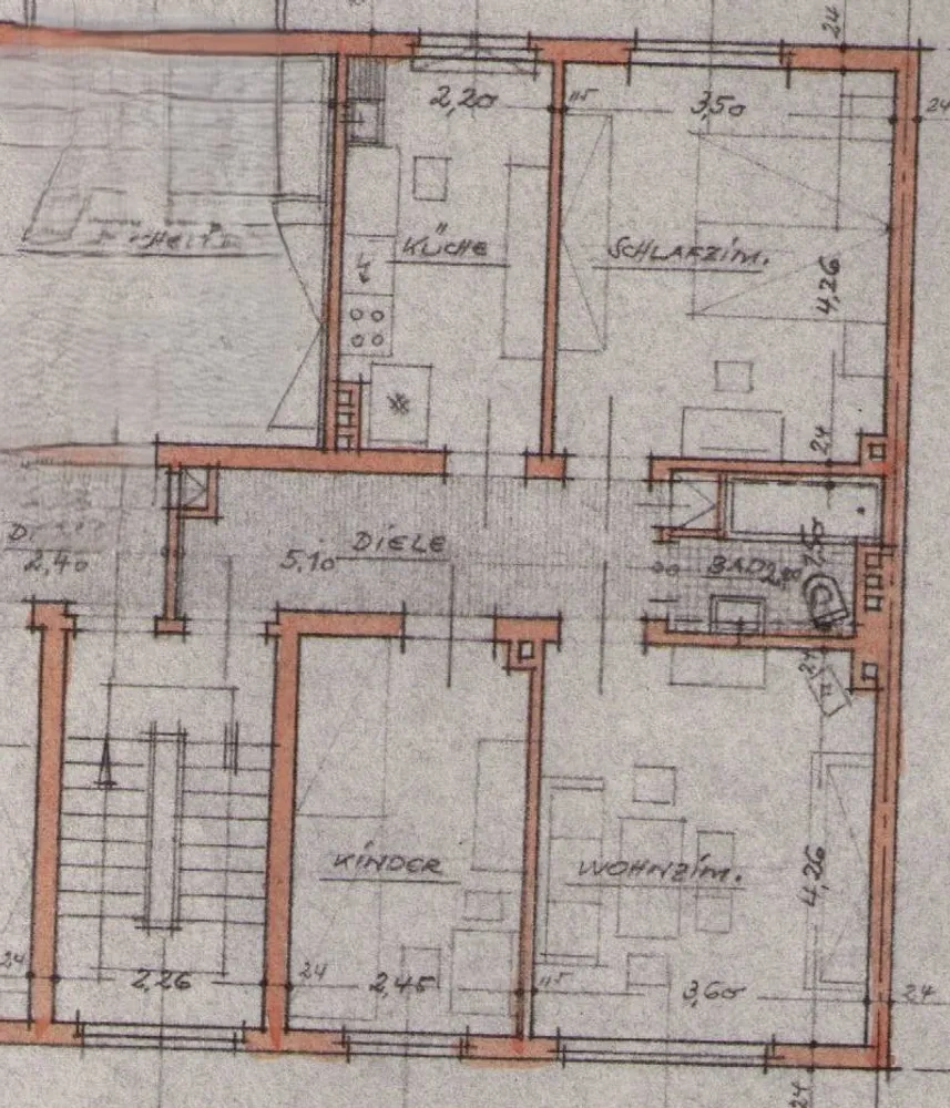 3 Zimmer Wohnung mit 59 m² in Dortmund – Bild 2