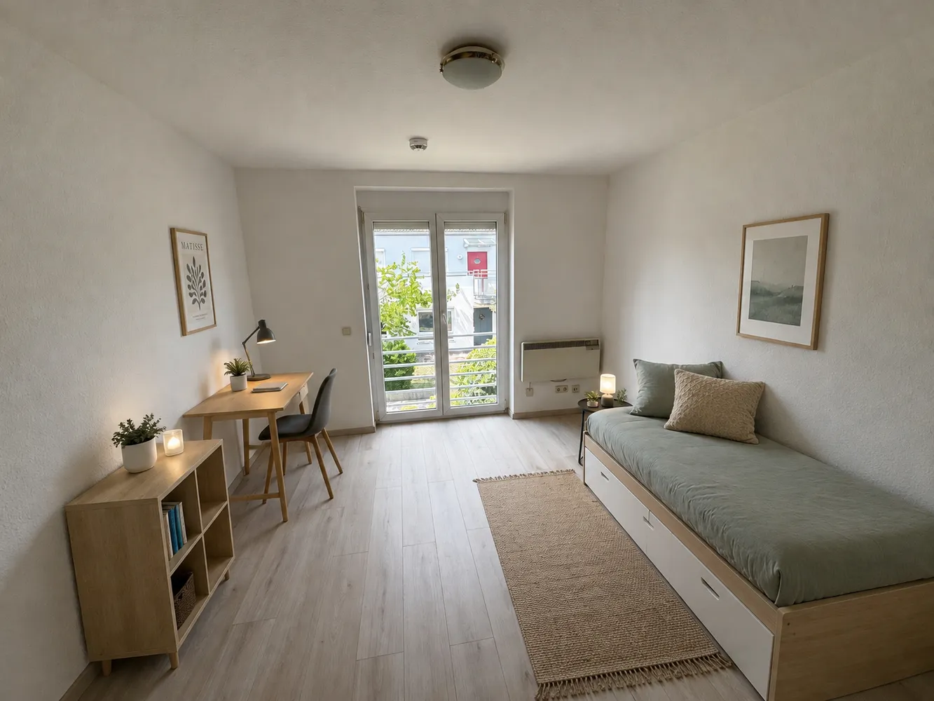 1 Zimmer Wohnung mit 21 m² in Augsburg – Bild 1