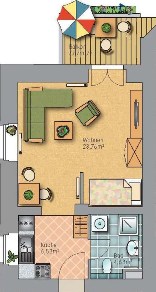 1 Zimmer Wohnung mit 40 m² in Dresden – Bild 10