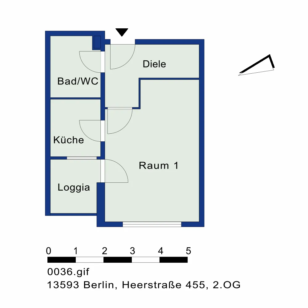1 Zimmer Wohnung mit 31 m² in Berlin – Bild 6