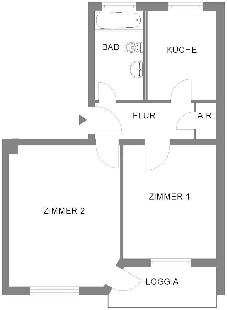 2 Zimmer Wohnung mit 54 m² in Braunschweig – Bild 5