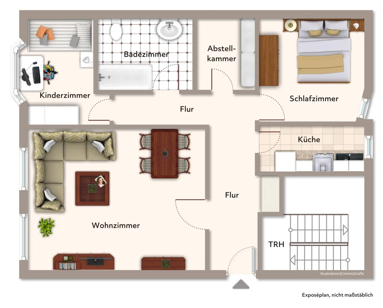 3 room apartment with 76 m² in Magdeburg – Photo 3