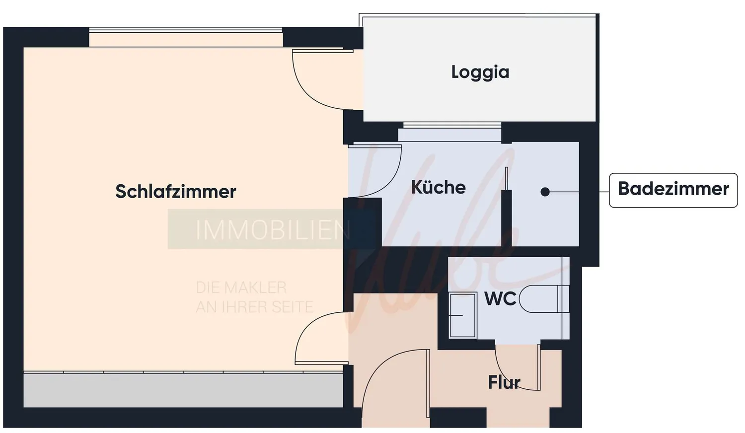 1 Zimmer Wohnung mit 33 m² in Nürnberg – Bild 4
