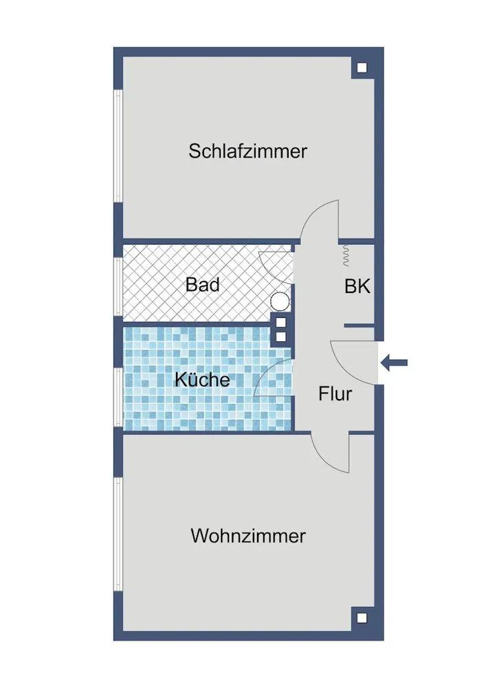 2 Zimmer Wohnung mit 48 m² in Frankfurt am Main – Bild 5