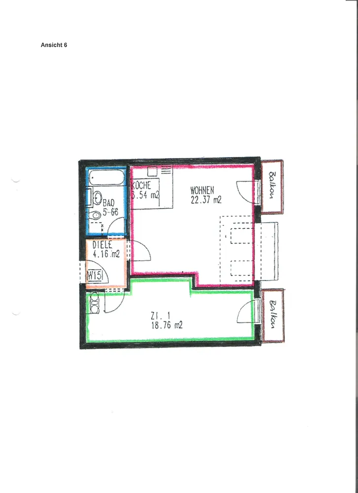 2 Zimmer Wohnung mit 57 m² in Erfurt – Bild 9