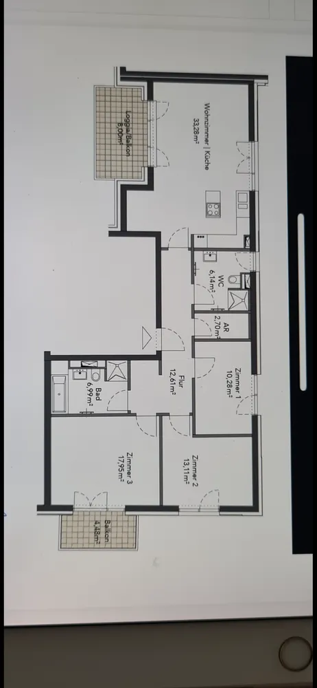 4 room apartment with 115 m² in Berlin – Photo 2