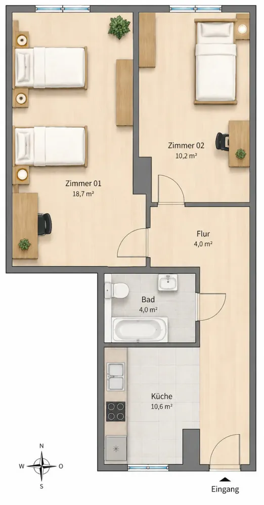 WG-Zimmer mit 17 m² in Berlin – Bild 3