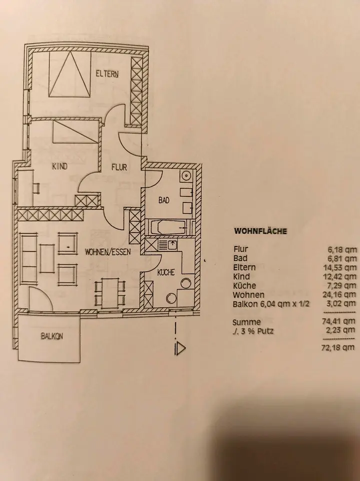 3 Zimmer Wohnung mit 72 m² in Rostock – Bild 10