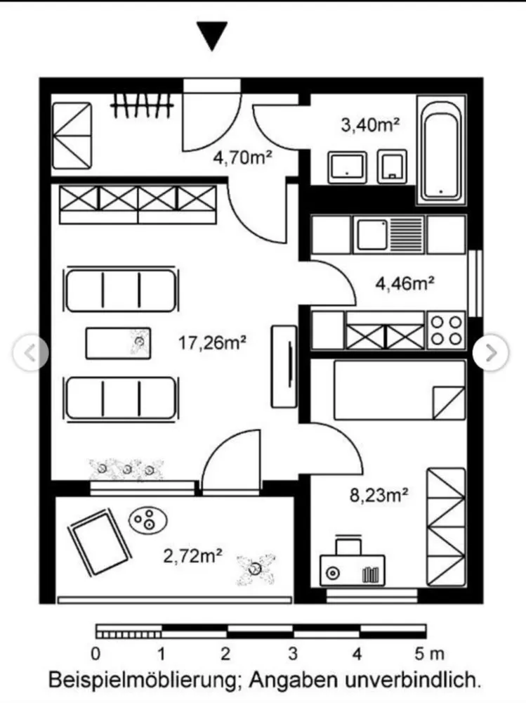 2 Zimmer Wohnung mit 44 m² in Frankfurt am Main – Bild 3
