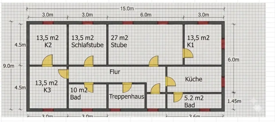 5 Zimmer Wohnung mit 115 m² in Zeitz – Bild 5
