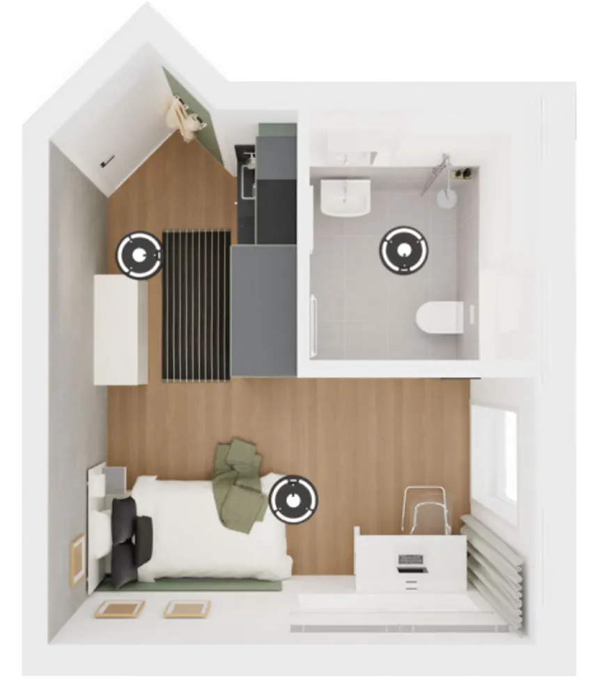 1 Zimmer Wohnung mit 25 m² in Friedrichshafen – Bild 10