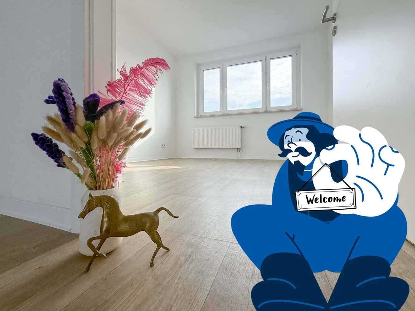 2 room apartment with 49 m² in Magdeburg – Photo 1