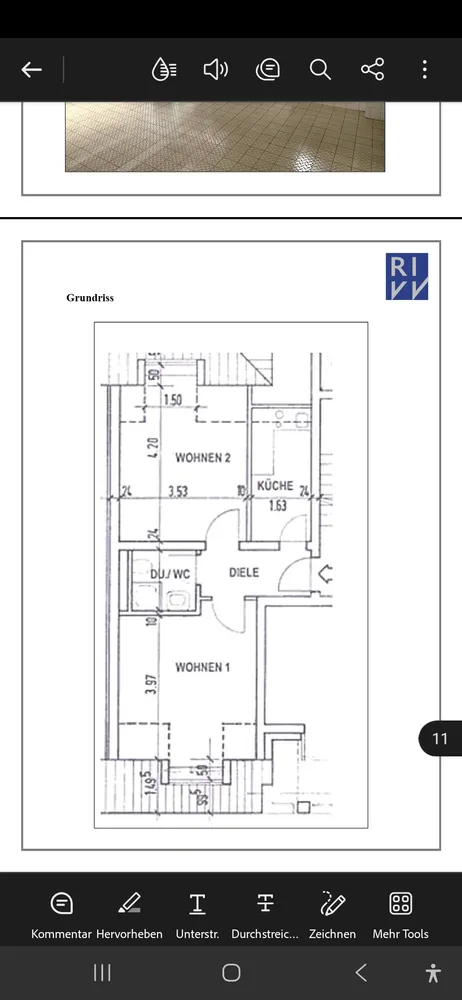 2 room apartment with 45 m² in Düsseldorf – Photo 3