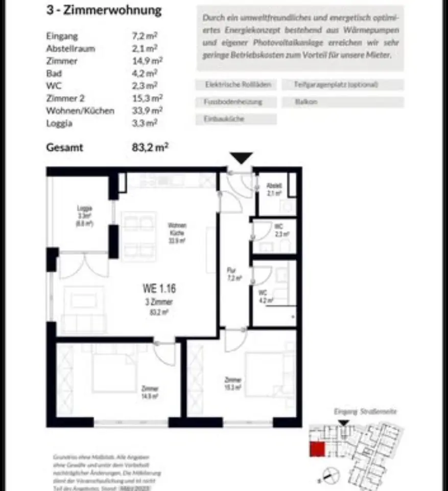 3 Zimmer Wohnung mit 93 m² in Bernau bei Berlin – Bild 5