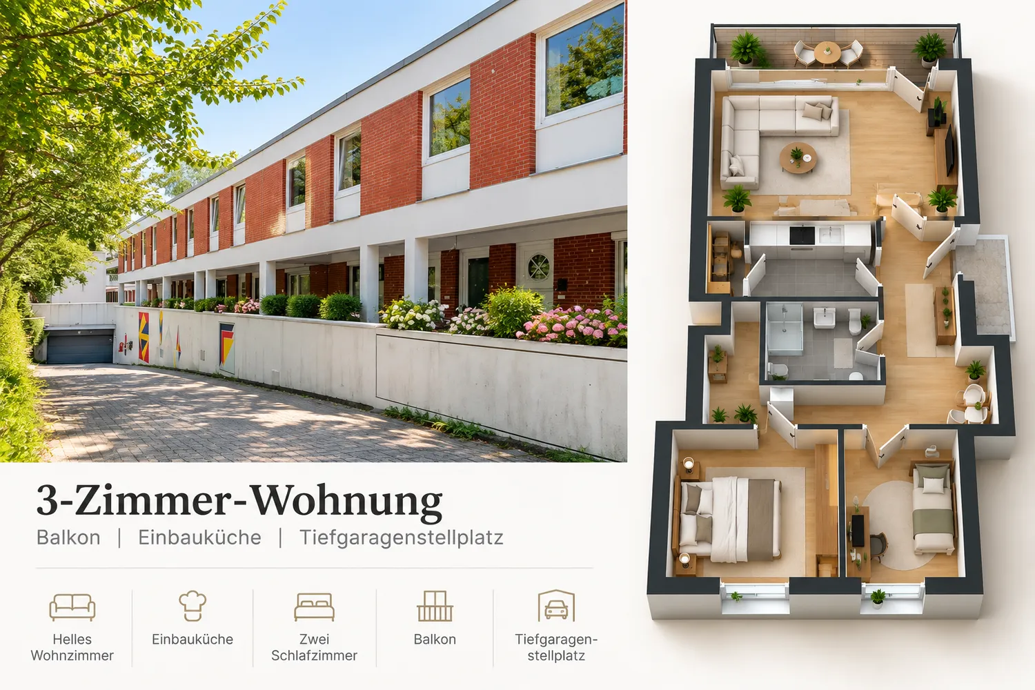 3 Zimmer Wohnung mit 77 m² in Lübeck – Bild 7