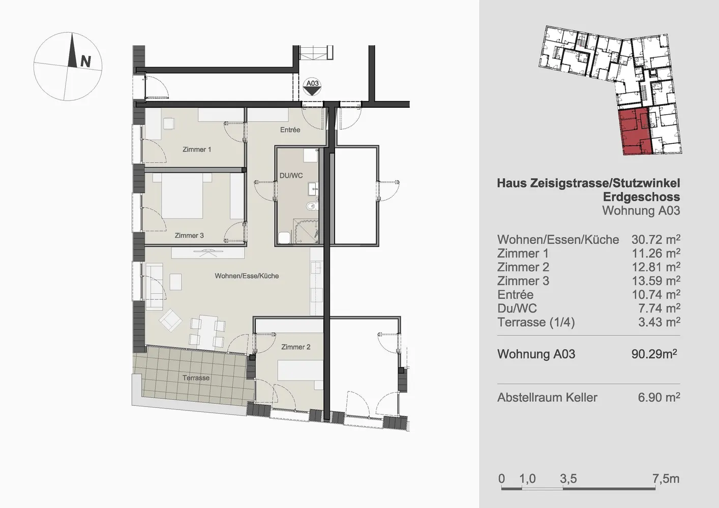 4 Zimmer Wohnung mit 89 m² in Straubing – Bild 3