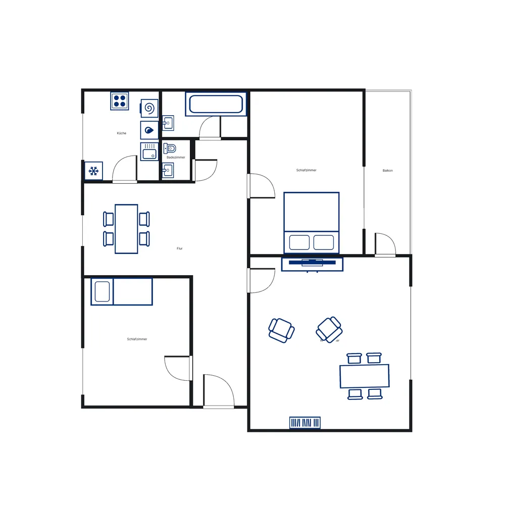 3 room apartment with 77 m² in Kassel – Photo 2