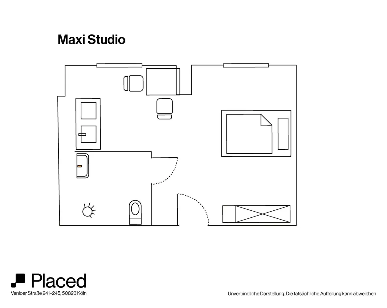 1 Zimmer Wohnung mit 34 m² in Köln – Bild 10