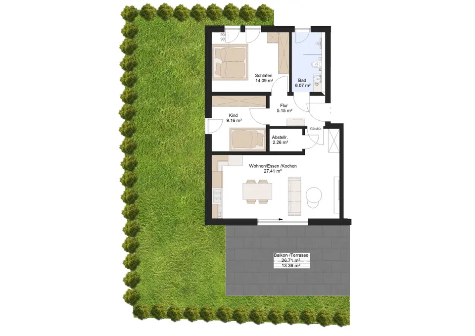 3 Zimmer Wohnung mit 77 m² in Regensburg – Bild 5