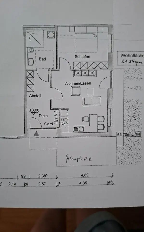 2 Zimmer Wohnung mit 62 m² in Ibbenbüren – Bild 5