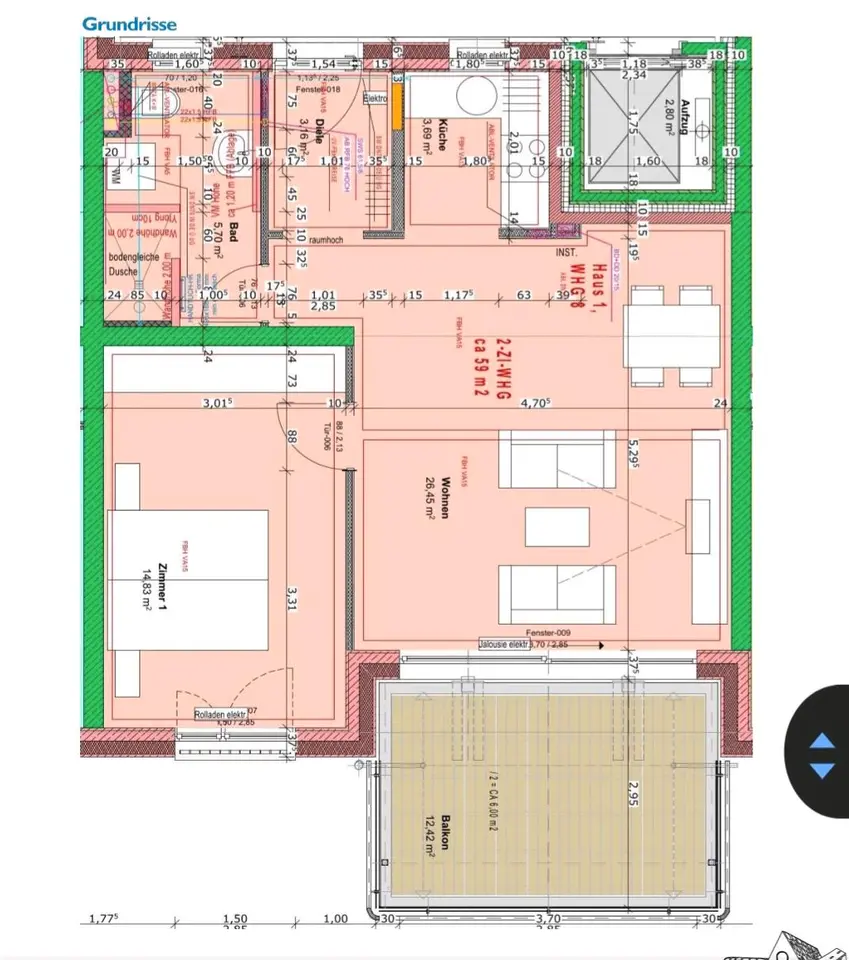 2 Zimmer Wohnung mit 59 m² in Singen – Bild 5
