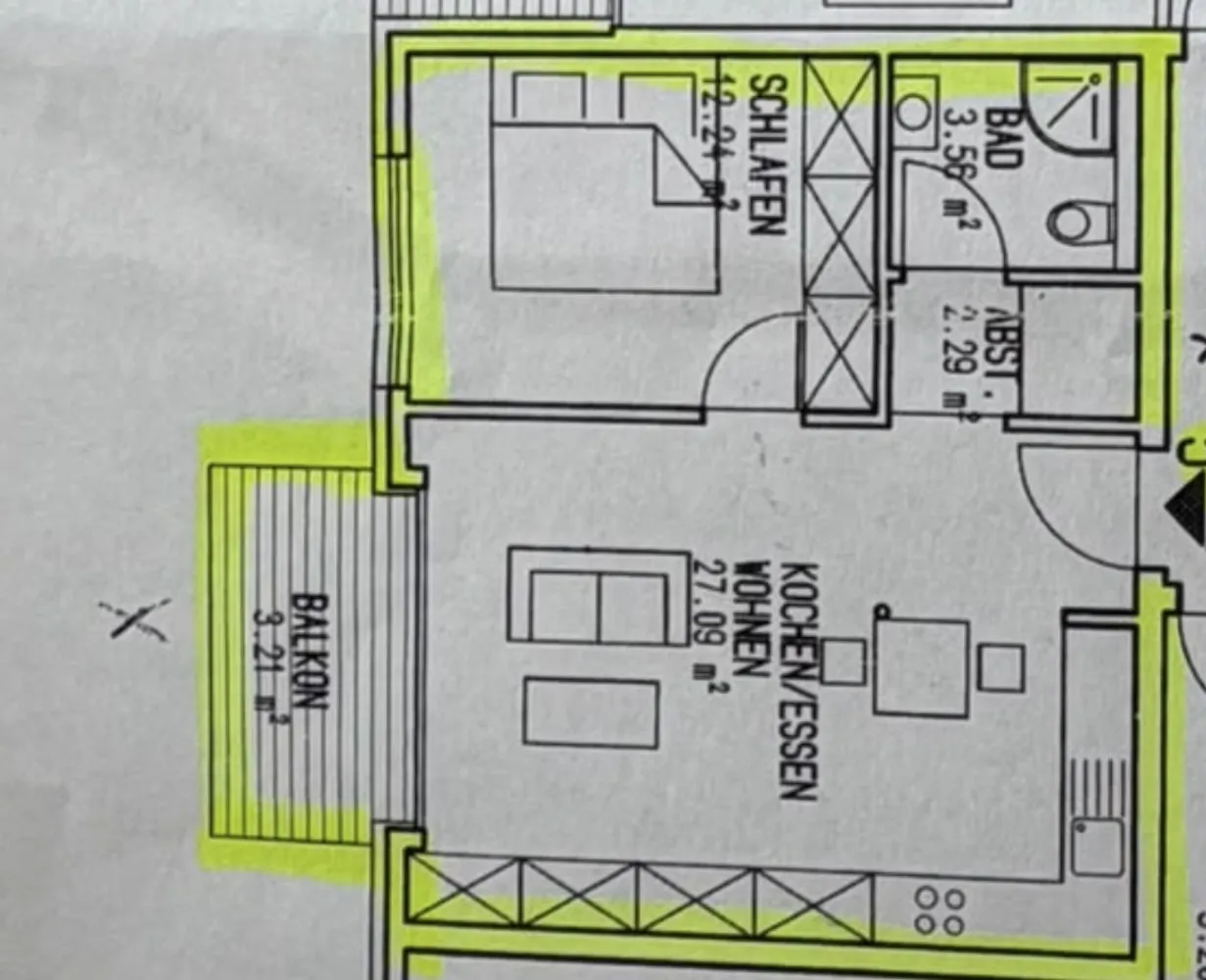 2 Zimmer Wohnung mit 49 m² in Karlsruhe – Bild 8