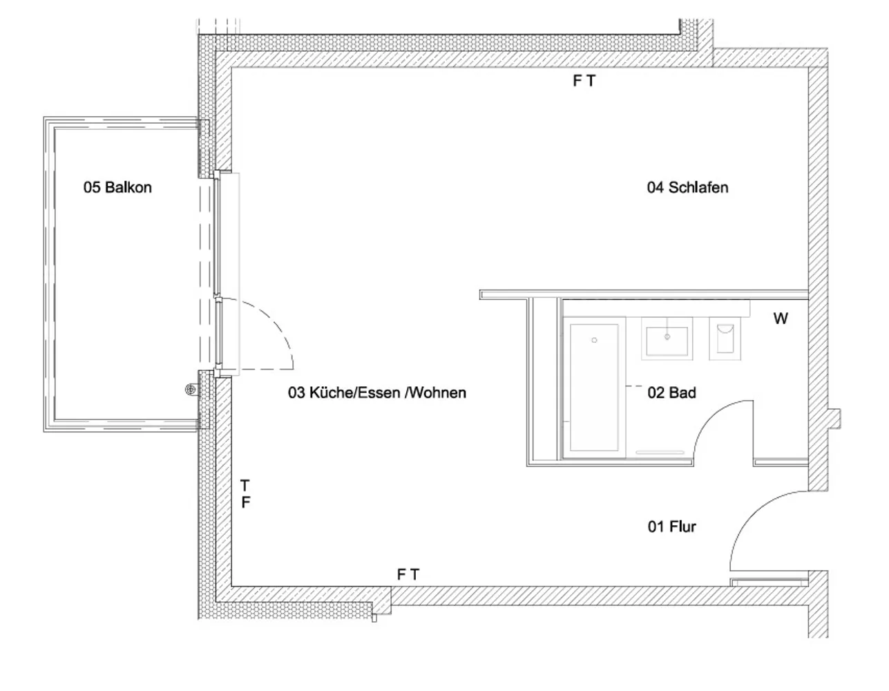 1 room apartment with 50 m² in Frankfurt am Main – Photo 6
