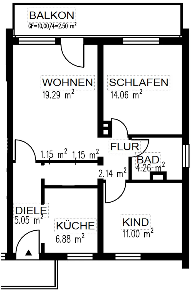 3 Zimmer Wohnung mit 66 m² in Hagen – Bild 9