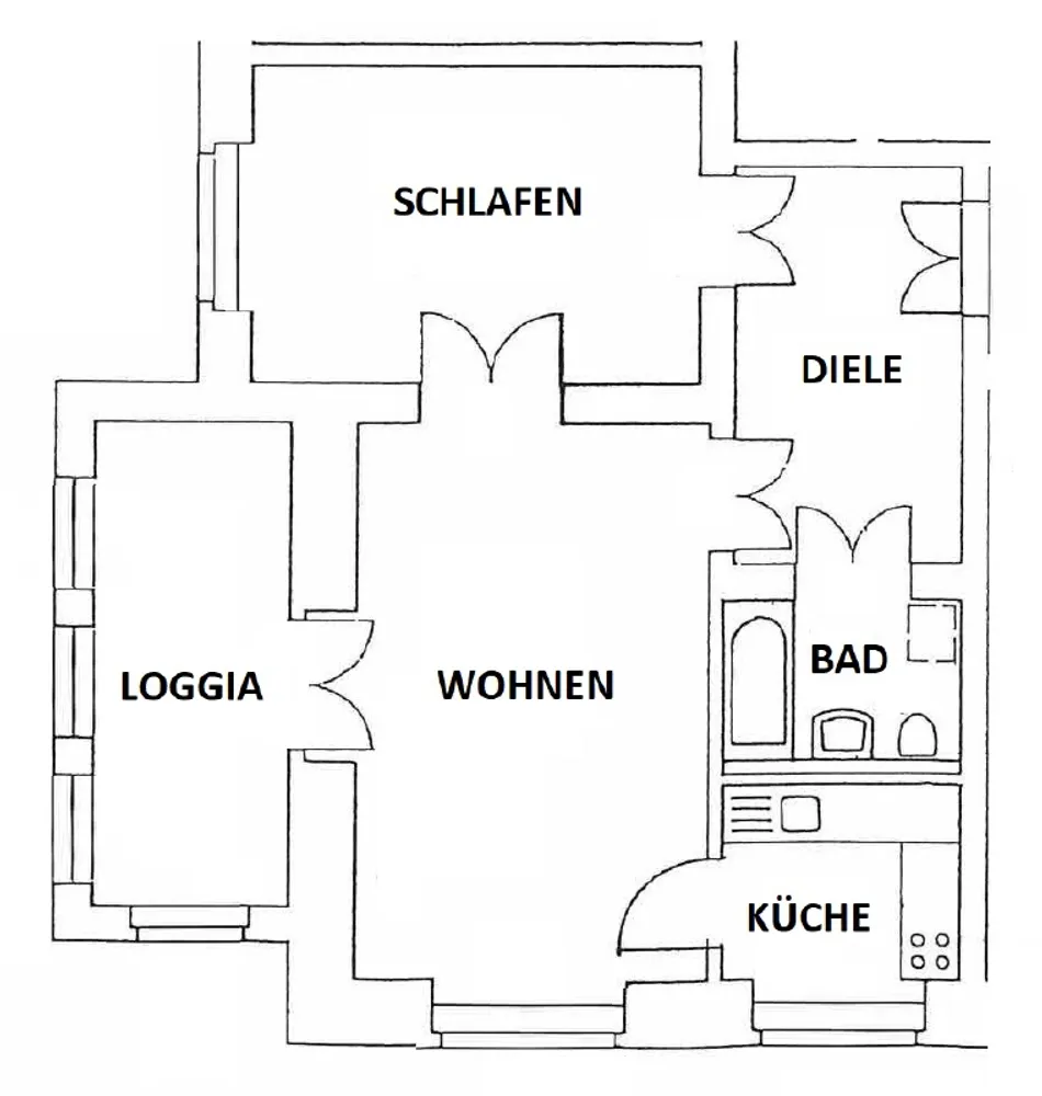 2 Zimmer Wohnung mit 68 m² in Dresden – Bild 2
