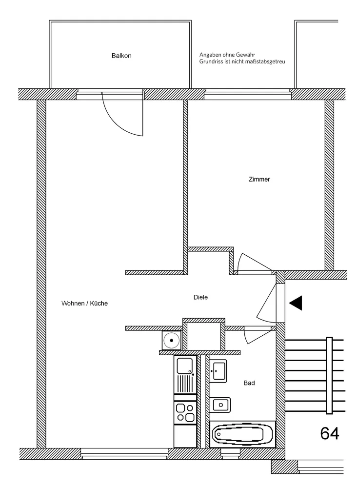 2 Zimmer Wohnung mit 58 m² in Frankfurt am Main – Bild 8