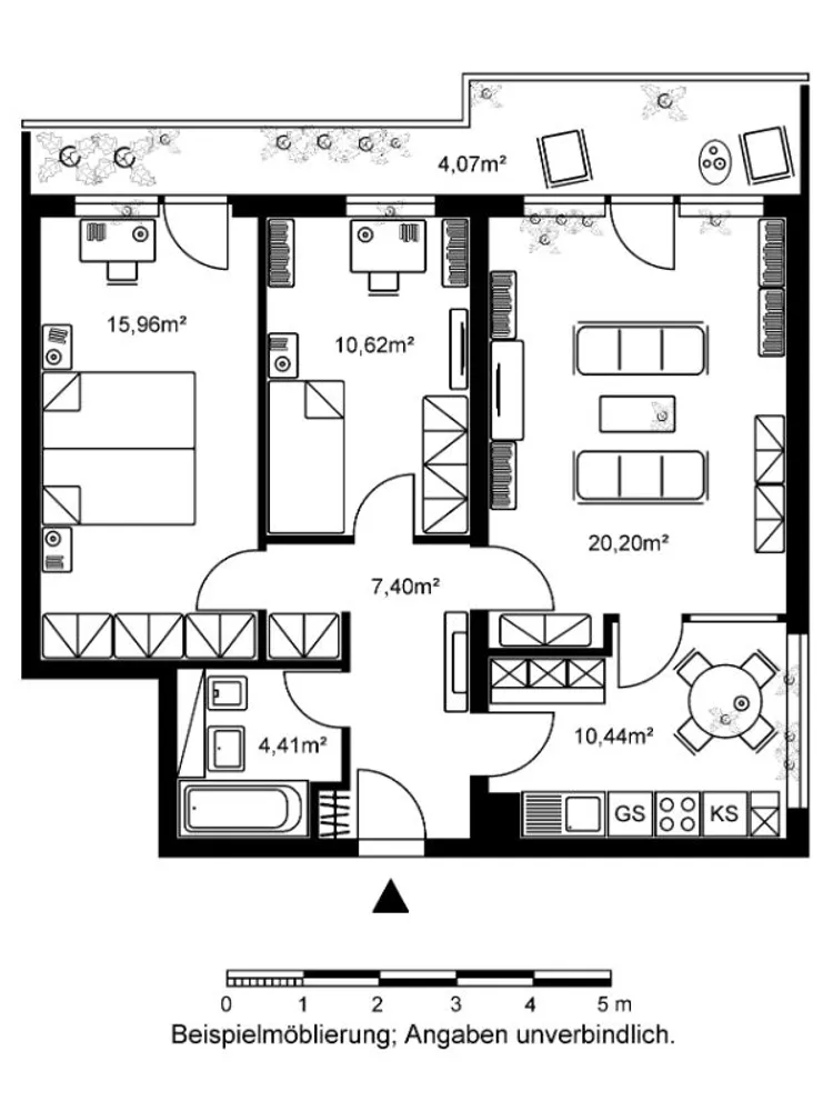 3 Zimmer Wohnung mit 73 m² in Frankfurt am Main – Bild 5