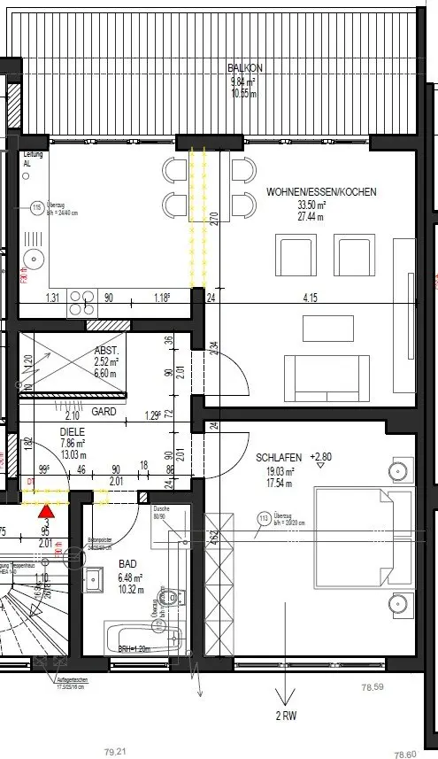 2 Zimmer Wohnung mit 77 m² in Hürth – Bild 6