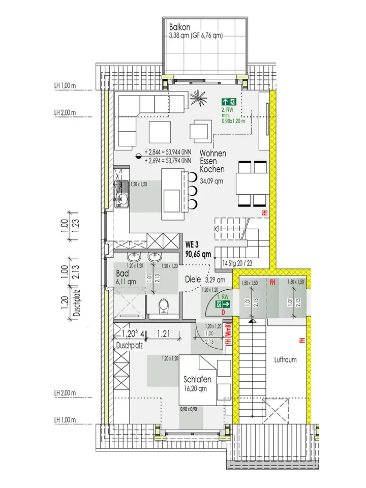 3 Zimmer Wohnung mit 91 m² in Borken – Bild 10