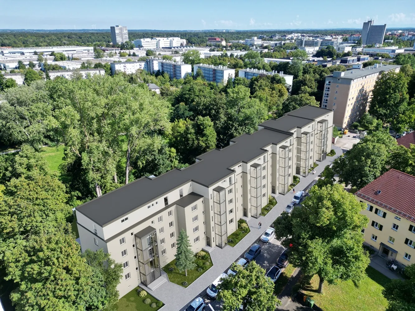 2 room apartment with 55 m² in Augsburg – Photo 2