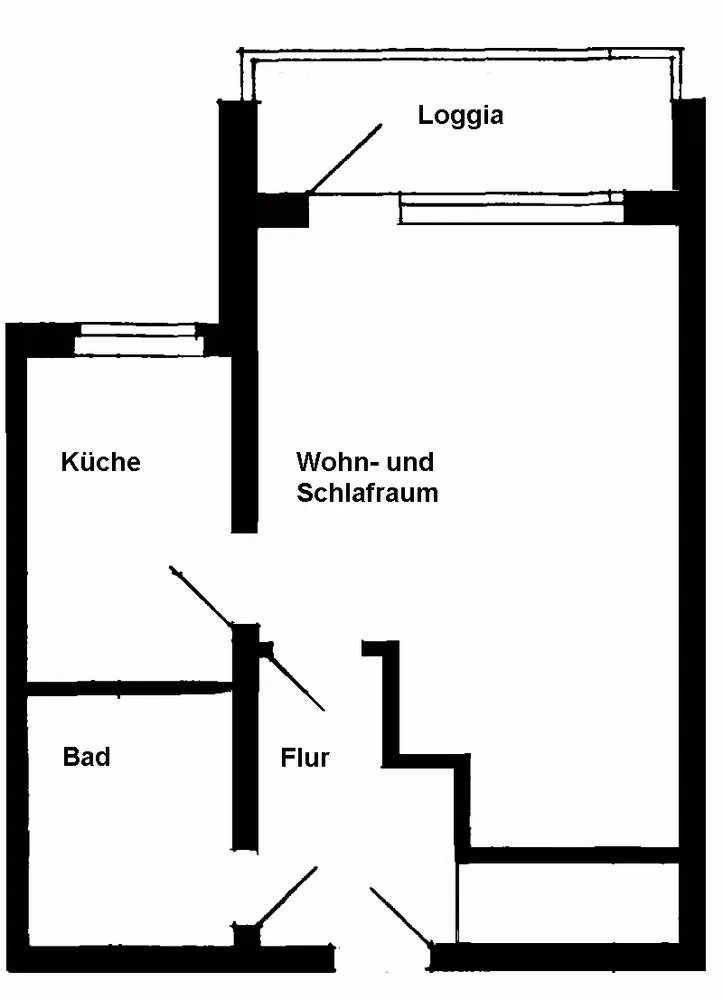 1 Zimmer Wohnung mit 47 m² in Hannover – Bild 2
