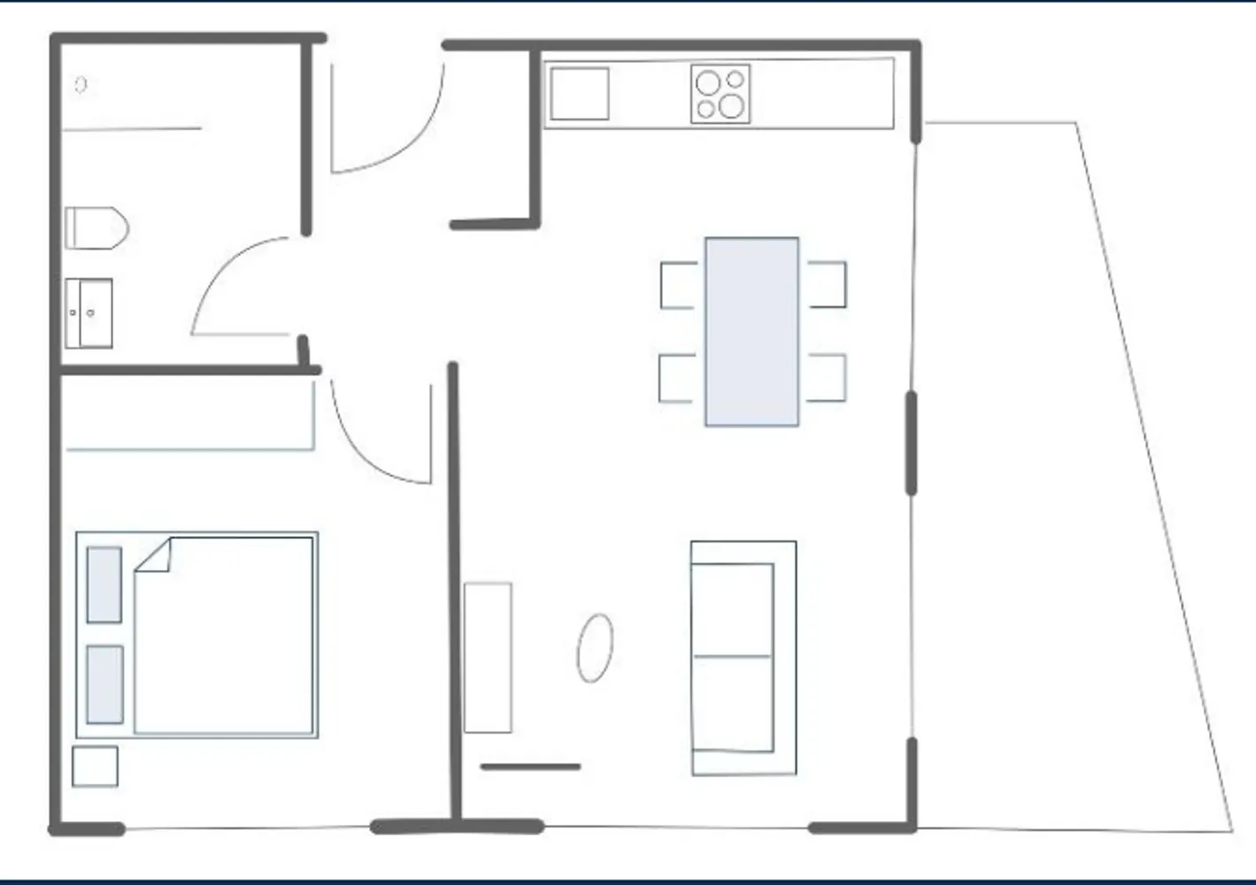 2 Zimmer Wohnung mit 49 m² in München – Bild 4