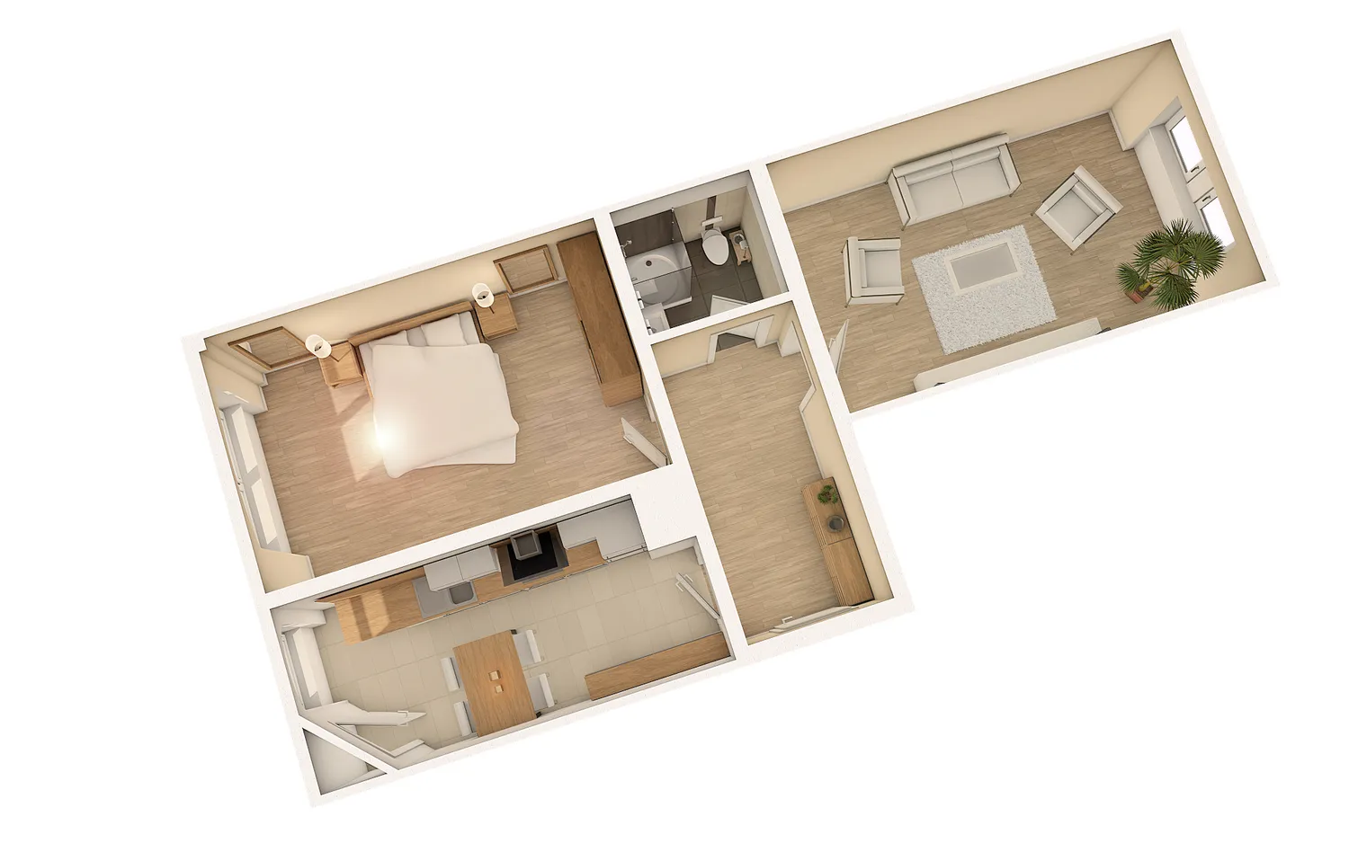 2 room apartment with 54 m² in Dresden – Photo 10