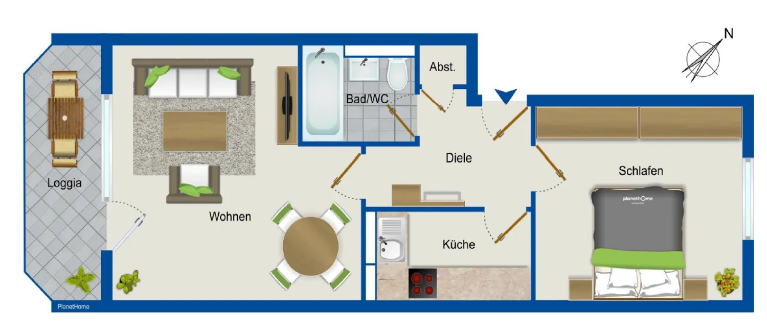 2 Zimmer Wohnung mit 52 m² in Potsdam – Bild 10