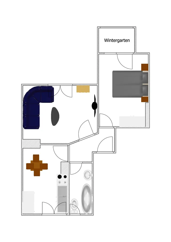2 Zimmer Wohnung mit 55 m² in Halberstadt – Bild 3