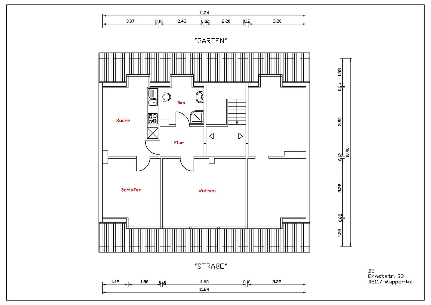 2 Zimmer Wohnung mit 54 m² in Wuppertal – Bild 12
