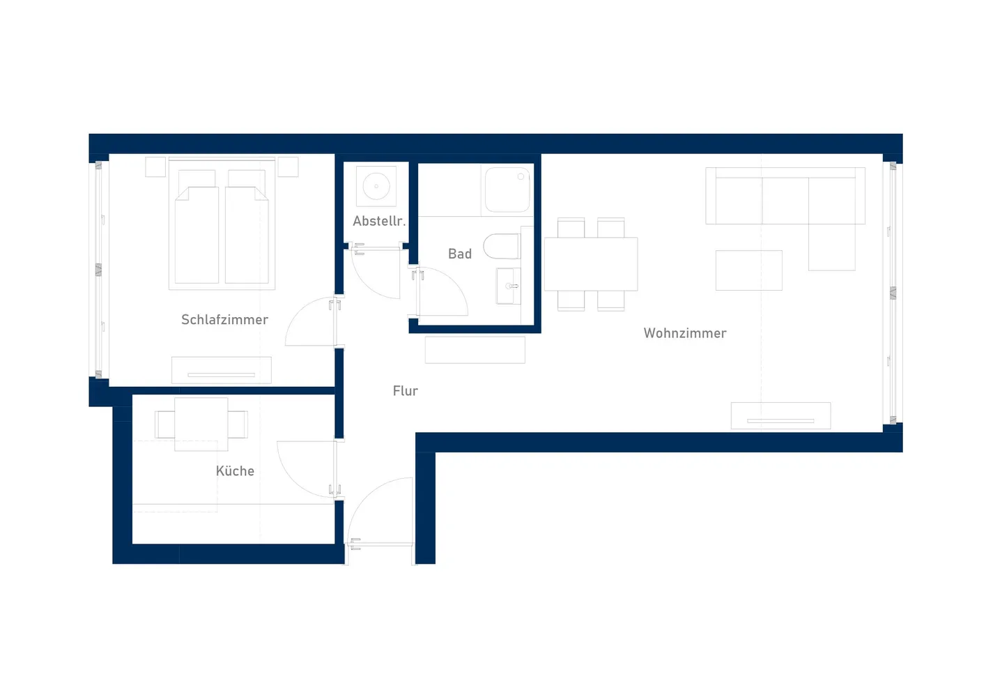 2 Zimmer Wohnung mit 52 m² in Hamburg – Bild 10