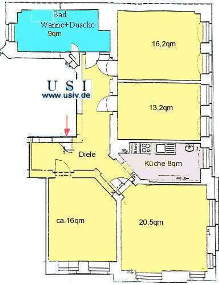 4 Zimmer Wohnung mit 95 m² in Dresden – Bild 5