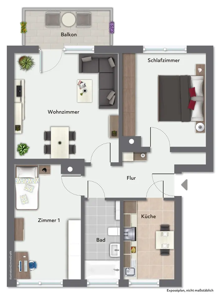 3 Zimmer Wohnung mit 63 m² in Dresden – Bild 5