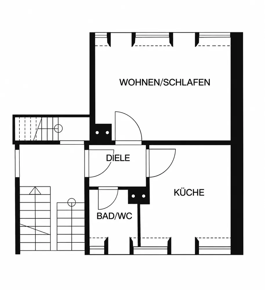 2 Zimmer Wohnung mit 36 m² in Bamberg – Bild 3