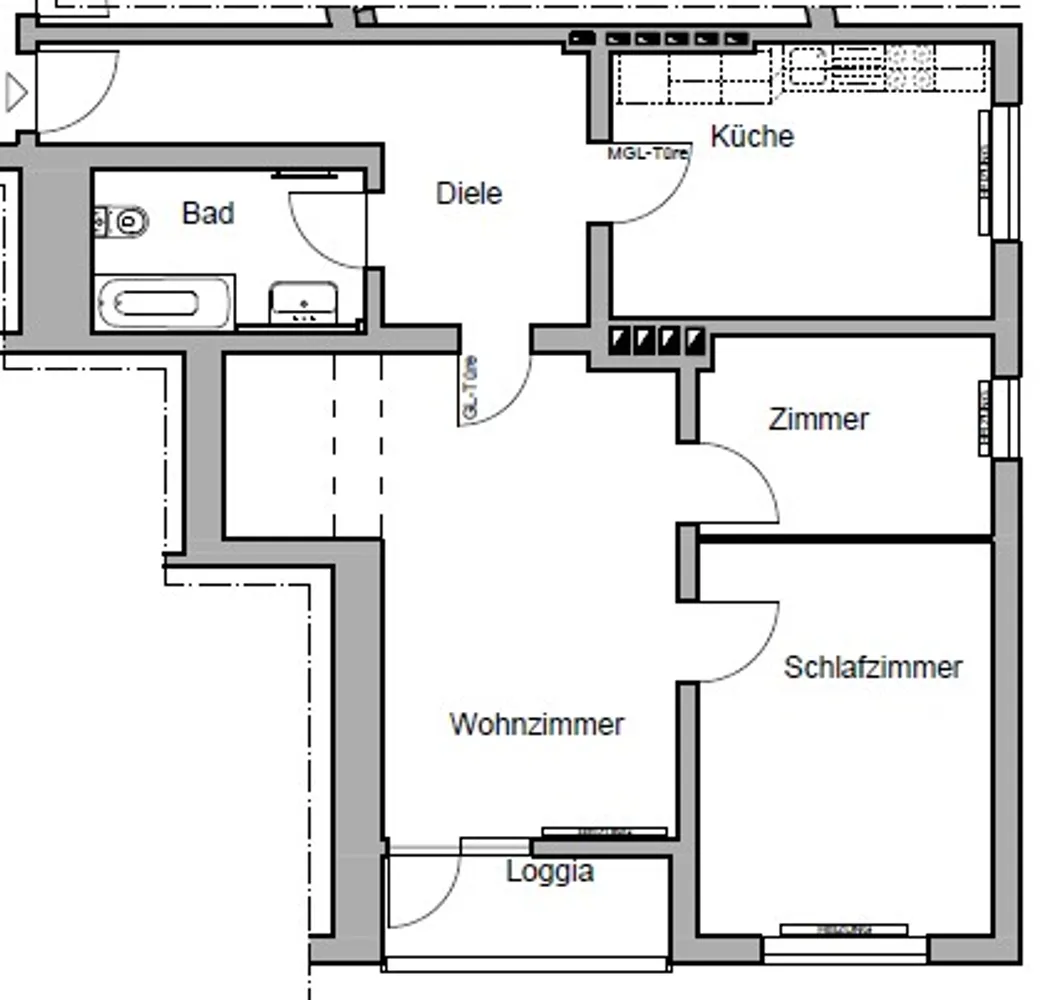 3 Zimmer Wohnung mit 84 m² in Duisburg – Bild 9
