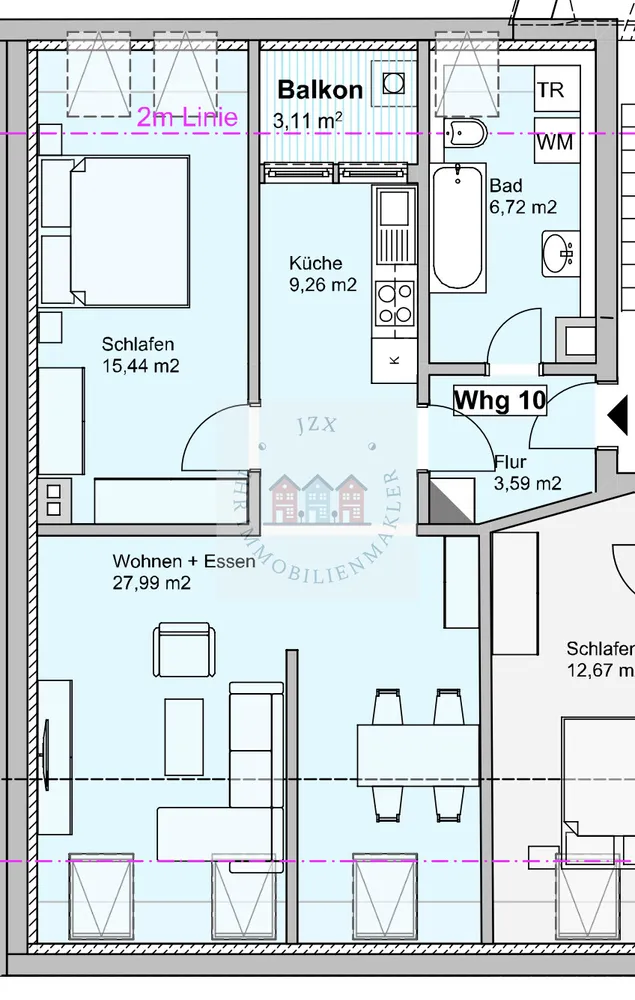 2 Zimmer Wohnung mit 66 m² in Leipzig – Bild 9