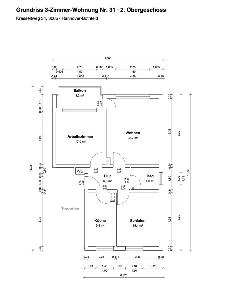 3 room apartment with 79 m² in Hanover – Photo 7