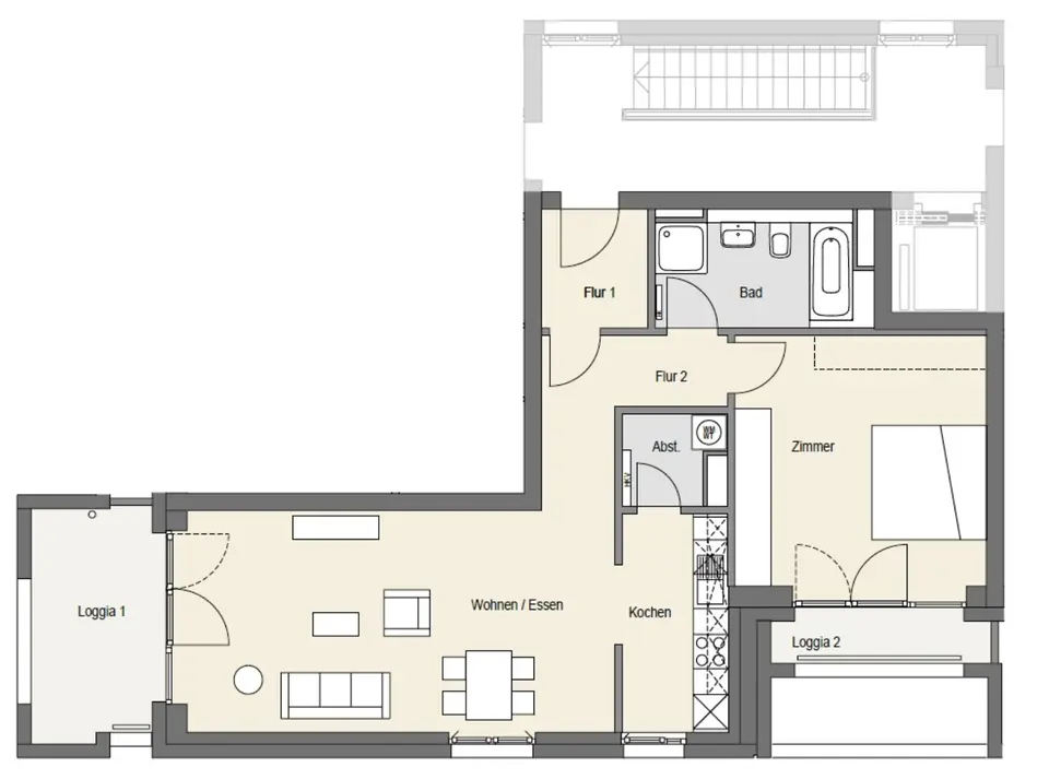 2 Zimmer Wohnung mit 83 m² in Wolfsburg – Bild 8