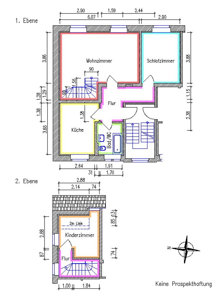 3 Zimmer Wohnung mit 68 m² in Chemnitz – Bild 2